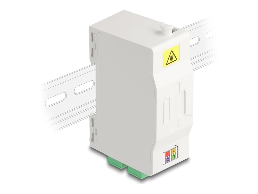 Delock Glasfaser-Anschlussdose - mit Spleißhalter