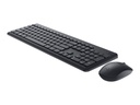 Dell KM3322W - Volle Größe (100%) - RF Wireless - QWERTY - Schwarz - Maus enthalten
