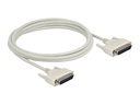 Delock Kabel seriell - DB-25 (M) zu DB-25 (M)