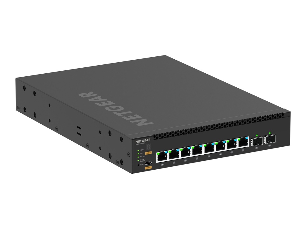 Netgear M4350-8M2V - Switch - L3 - managed - 8 x 2.5GBase-T (PoE ++)