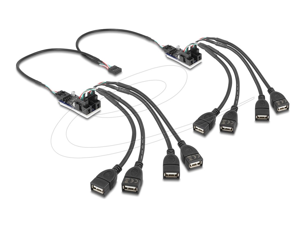 [61072] Delock Hub - 8 x USB 2.0 - intern