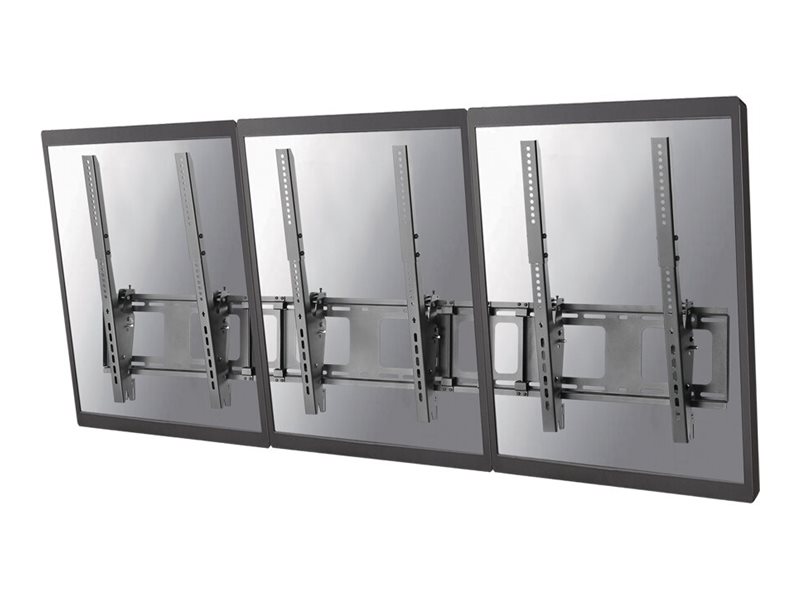 Neomounts NS-WMB300P - Halterung - für 3 LCD-Anzeigen - Schwarz - Bildschirmgröße: 101.6-132.1 cm (40"-52")