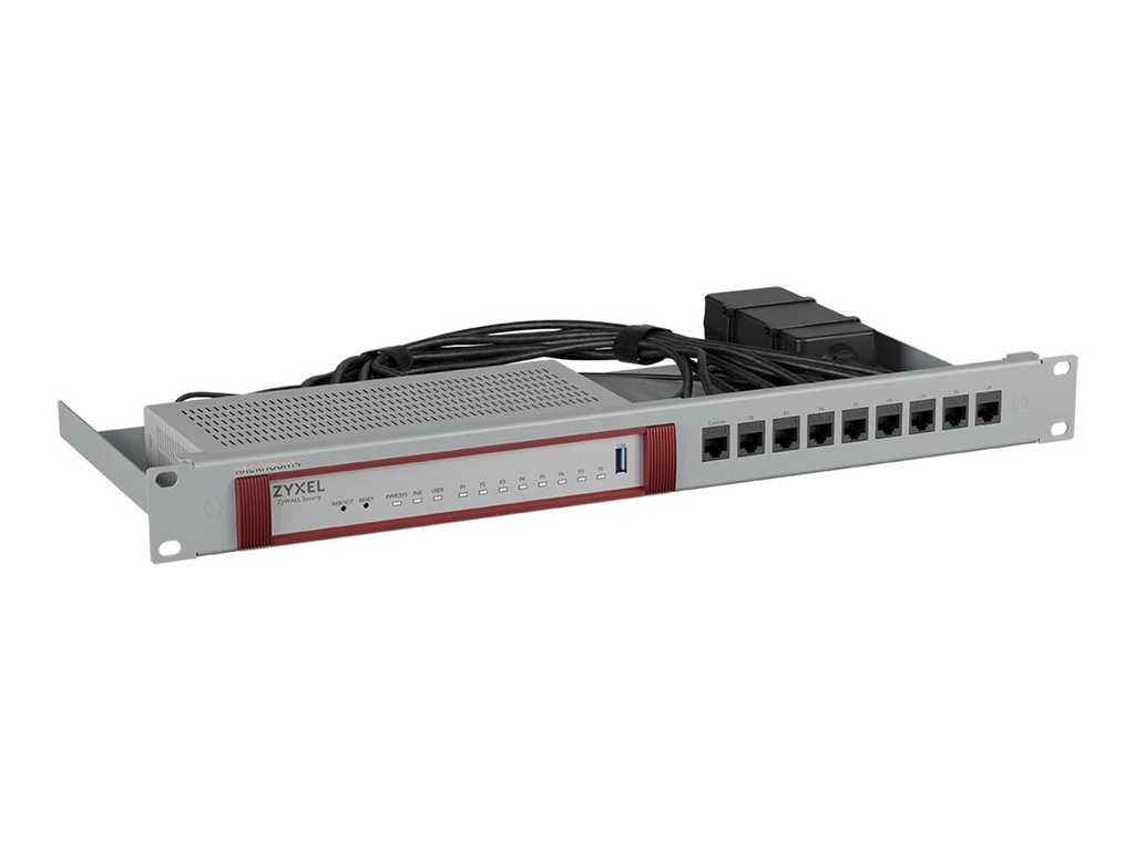 [RM-ZN-T1] Rackmount.IT RM-ZN-T1 - Montagesatz für Netzwerkgeräte - Rack montierbar - silberne Spezialausführung - 1U - 48.3 cm (19")