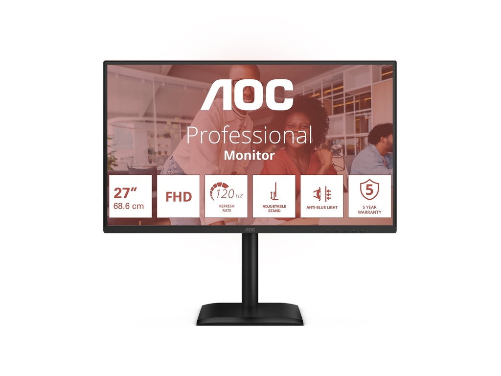 [27E4U] AOC 27E4U - LED-Monitor - 68.6 cm (27") - 1920 x 1080 Full HD (1080p)