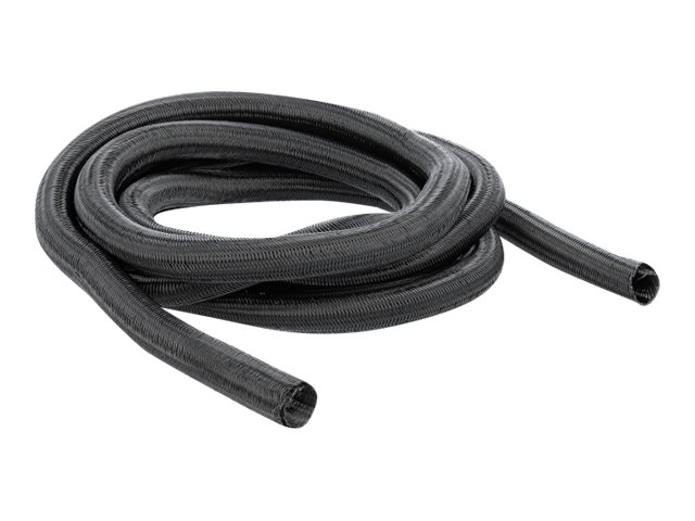 Delock Geflechtschlauch - 10 m - Schwarz