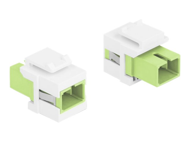 Delock Keystone Jack - SC MM - Weiß/Limette
