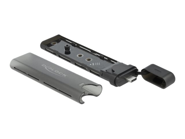 Delock Speichergehäuse - M.2 - M.2 NVMe Card / SATA 10Gb/s - USB 3.2 (Gen 2)