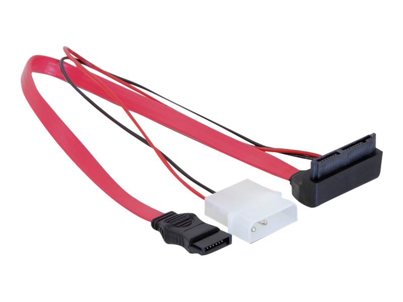 Delock SATA-Kabel - Mikro SATA, 4-Pin interner Netzstecker (5 V)