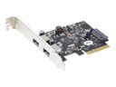 StarTech.com Startech 2-Port USB PCIe Adapter - 10Gbit/s pro Port - USB 3.1/3.2 Gen 2 Typ-A PCI Express 3.0 x2 Host Controller Erweiterungskarte - Add-On Adapterkarte - Full/Low Profile - Windows & Linux (PEXUSB312A3)
