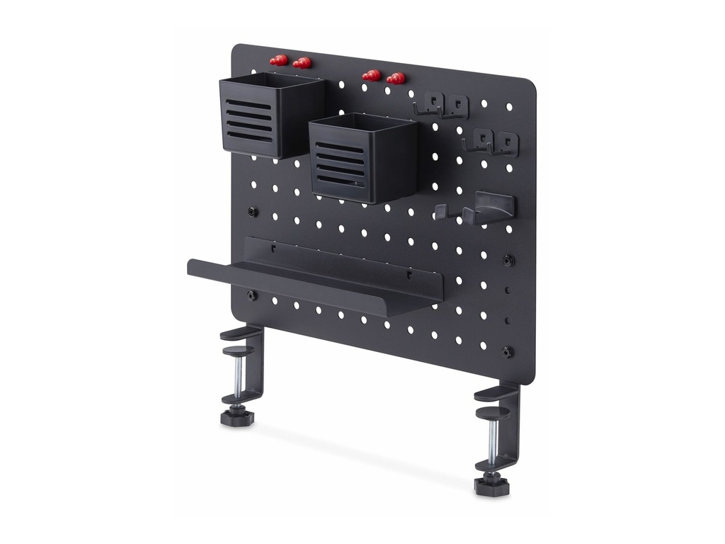 StarTech.com Clamp-On Pegboard with Accessories, 16.5 x 12.5in (42 x 32cm)