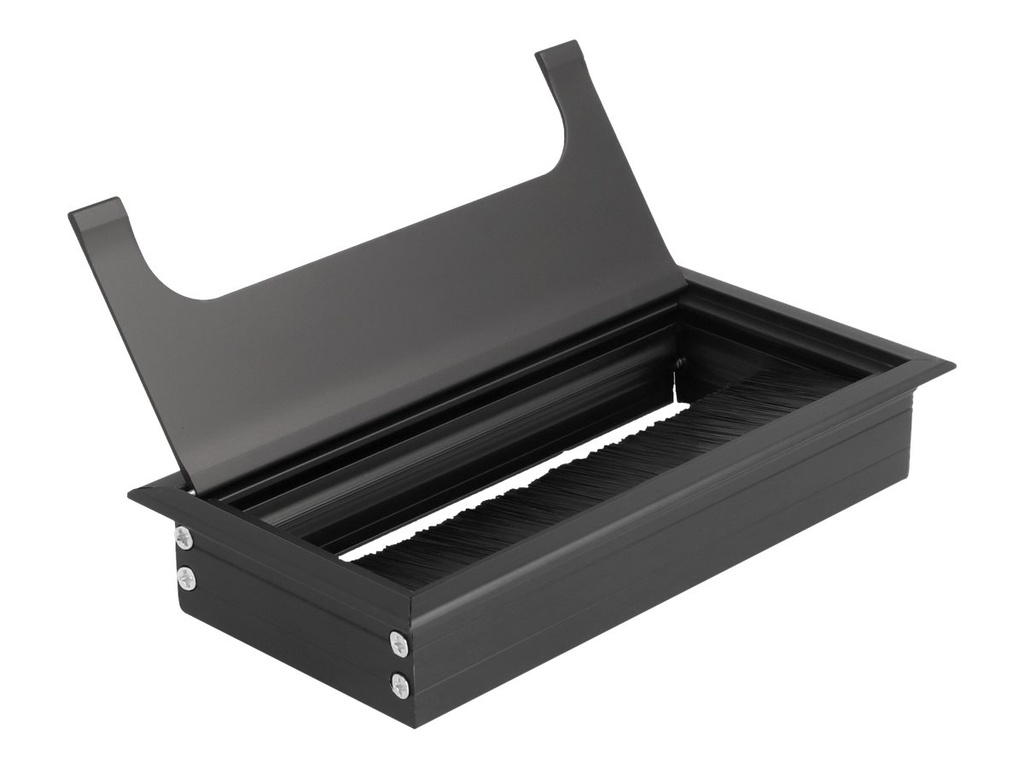 Delock Kabeldurchführung - Schwarz