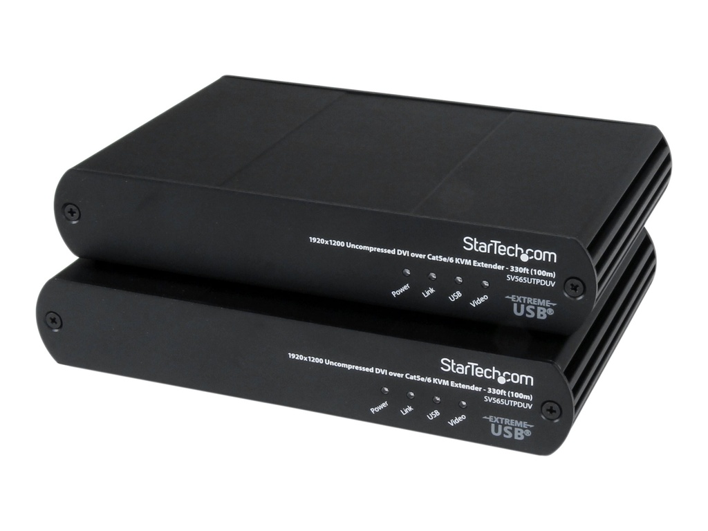 StarTech.com USB DVI über Cat5e / 6 KVM Konsolen Extender mit 1920x1200 unkomprimiertem Video