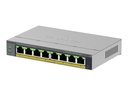 Netgear Easy Smart GS108EP - Switch - L3 - Smart - 8 x 10/100/1000 (PoE+)