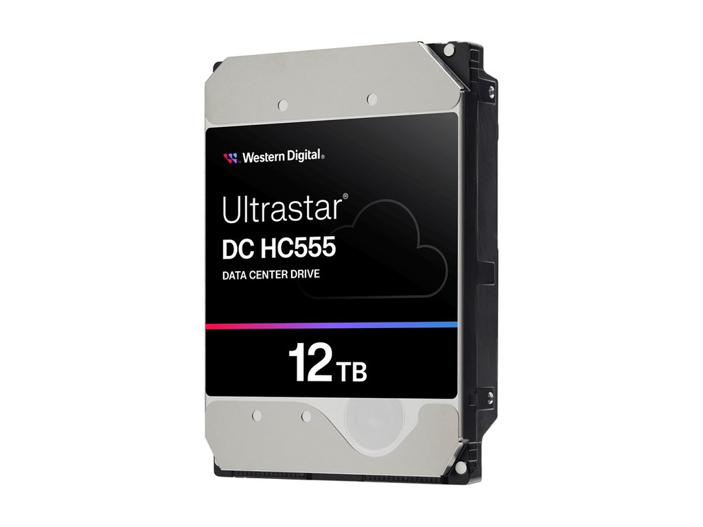 WD Ultrastar DC HC555 - Festplatte - Rechenzentrum - 12 TB - intern - 3.5" (8.9 cm)