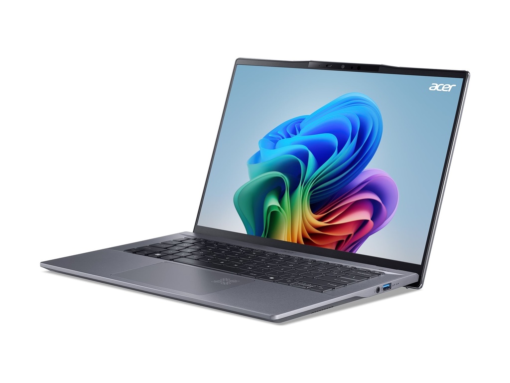 Acer Swift Go 14 AI SFG14-01 - 180°-Scharnierdesign - Snapdragon X Plus X1P-42-100 - Win 11 Home - Qualcomm Adreno - 16 GB RAM - 1.024 TB SSD NVMe - 36.8 cm (14.5")