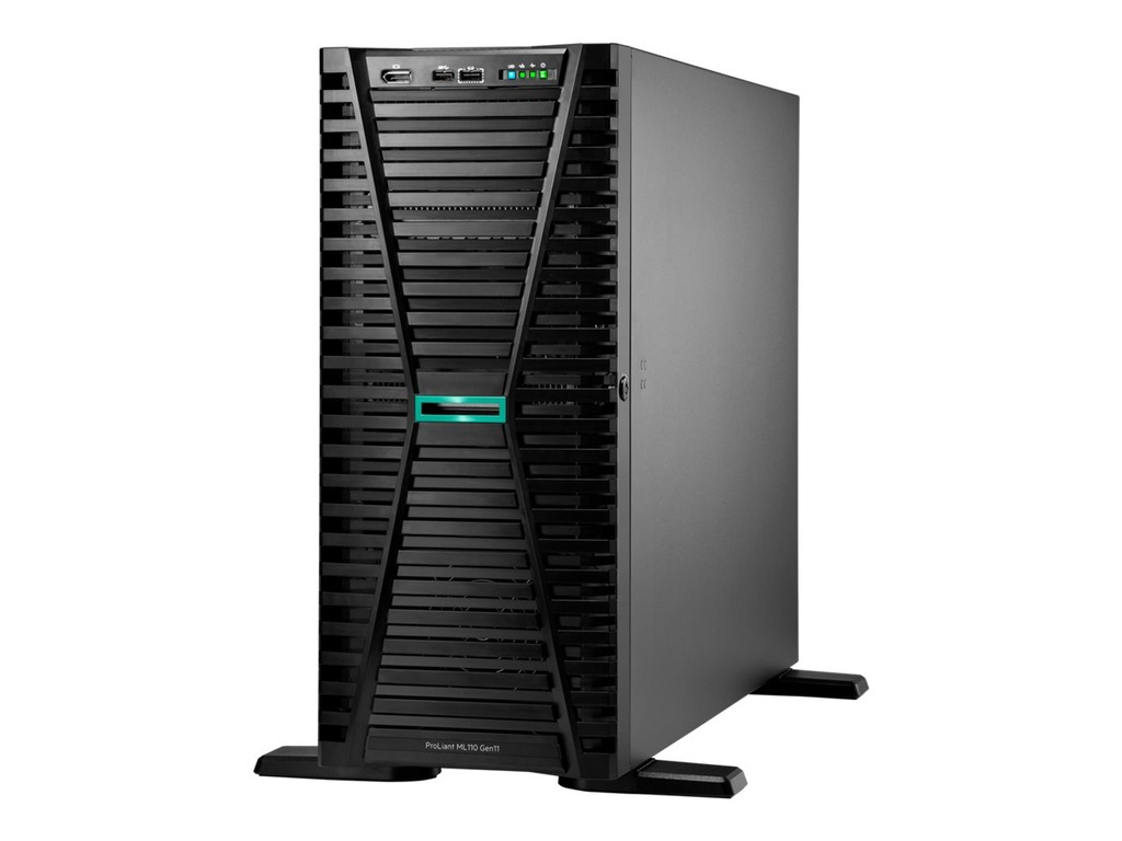 HPE ProLiant ML110 Gen11 - Server - Tower - 1-Weg - 1 x keine CPU - RAM 0 GB - SATA - Hot-Swap 8.9 cm (3.5")