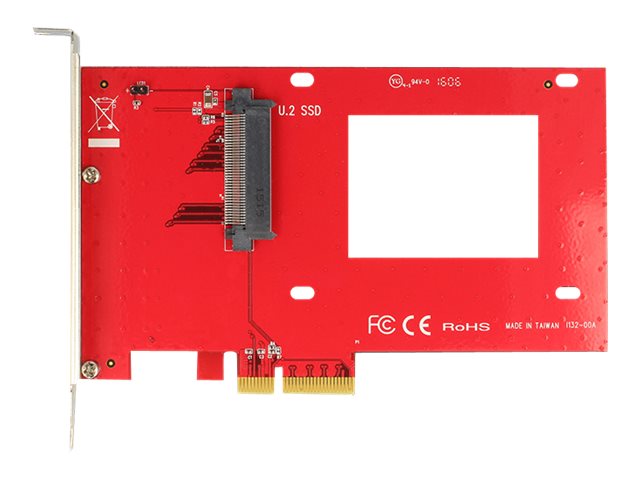 Delock PCI Express Card > 1 x internal U.2 NVMe - Speicher-Controller - 2.5" (6.4 cm)