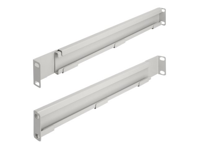 Delock Rack Bracket - einstellbare Länge 368 - 600 mm - Seite - Grau - 1U - 48.3 cm (19")