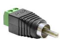 Delock Adapter RCA male > Terminal Block - Video-