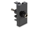 Delock Easy 45 - Einrastmodul - zu DC 5,5 x 2,1 mm männlich - DC 5,5 x 2,5 mm (weiblich)