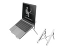 Neomounts NSLS010 Laptop-Halterung 11-17" - faltbar - kompakt - universal - Laptop-Ständer - Silber - Aluminium - 27,9 cm (11") - 43,2 cm (17") - 279,4 - 431,8 mm (11 - 17")