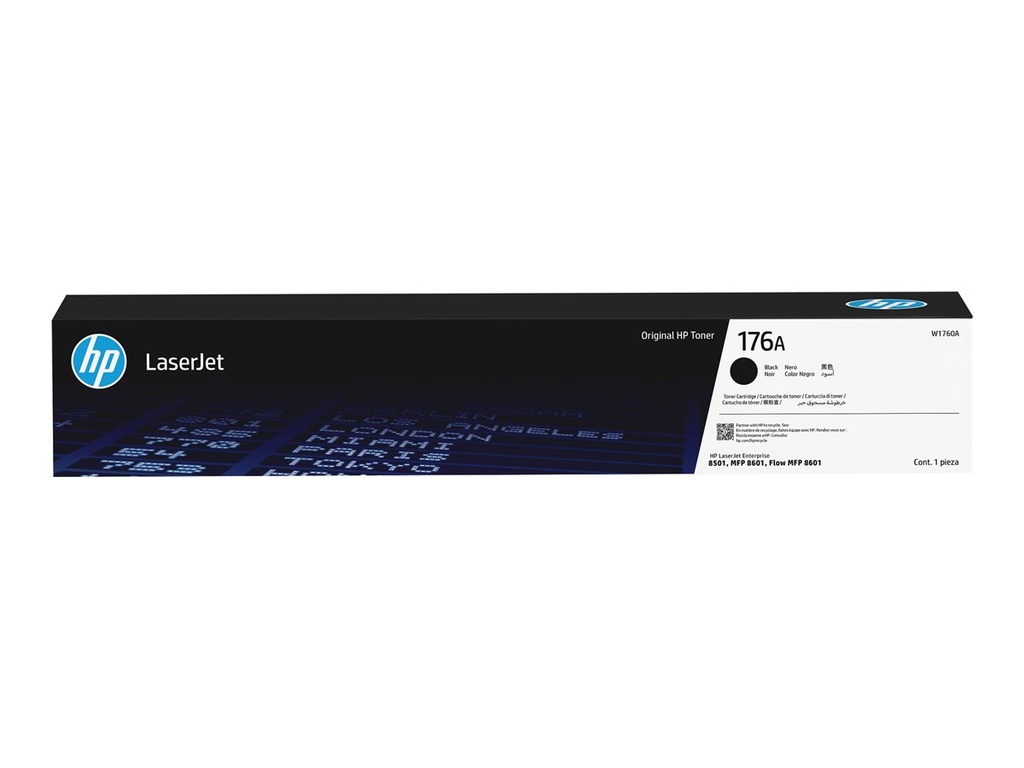 HP 176A - Schwarz - original - LaserJet - Box - Tonerpatrone (W1760A)