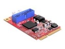 Delock MiniPCIe I/O PCIe full size x USB 3.0