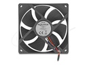 Delock Gehäuselüfter - axial - 92 mm - Schwarz