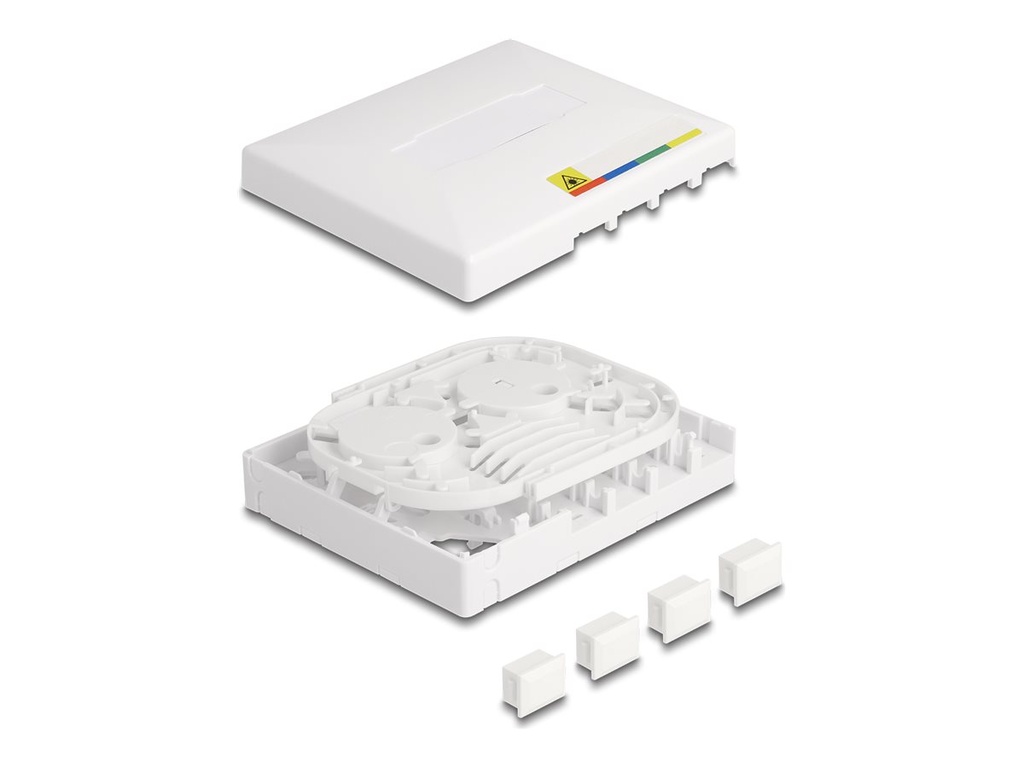 Delock Glasfaser-Anschlussdose - FTTH - geeignet