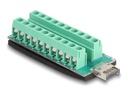 Delock USB-Adapter - 20-poliger USB Typ E (M)