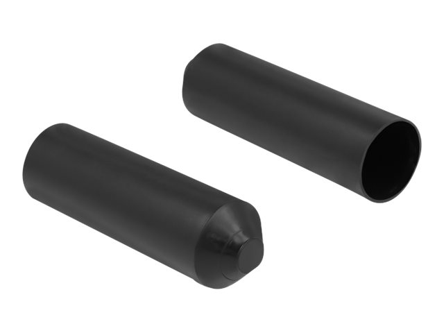 Delock Kabelschutzkappe - Schwarz (Packung