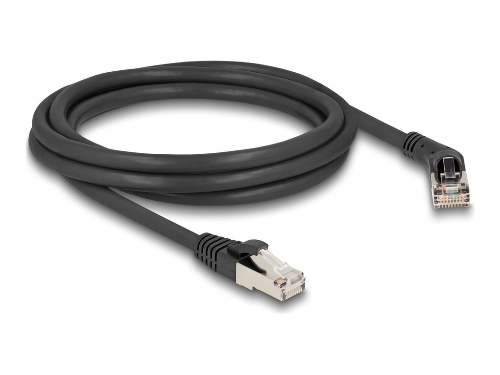 Delock Patch-Kabel - RJ-45 (M) nach rechts abgewinkelt zu RJ-45 (M)