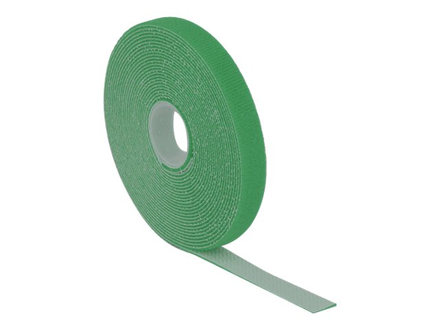 Delock Klettverschluss - 5 m - grün