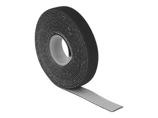 Delock Klettverschluss - 3 cm - Schwarz