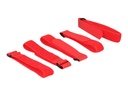 Delock Klettverschluss - 30 cm - Rot (Packung