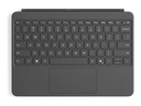 Microsoft Surface Pro Keyboard - 12-inch - Tastatur - mit Touchpad, Beschleunigungsmesser - hinterleuchtet - magnetische Dockingstation - QWERTZ - Deutsch - Slate - 70% Recyclingpapier-basierte Verpackung - für Surface Pro Copilot+ PC for Business (12-inch)