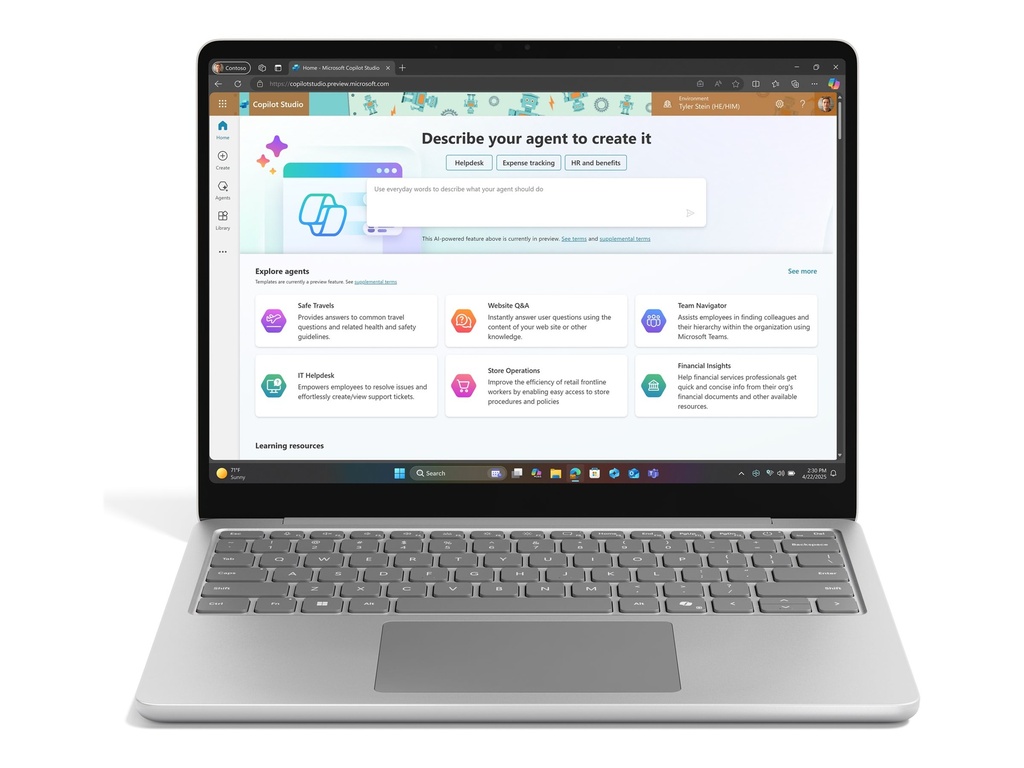 Microsoft Surface Laptop for Business - 13-inch - Snapdragon X Plus X1P-42-100 / 3.2 GHz - Win 11 Pro - Qualcomm Adreno - 24 GB RAM - 1 TB SSD - 33 cm (13")