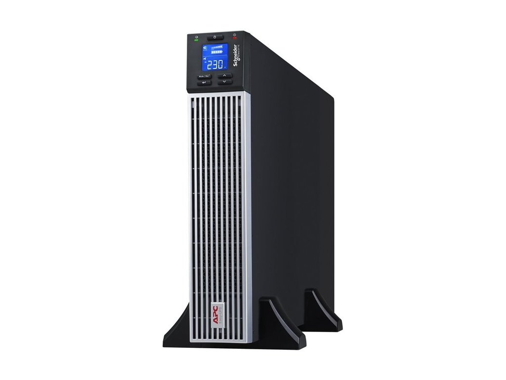 APC Easy UPS On-Line - USV (Rack - einbaufähig) - Wechselstrom 230 V - 2700 Watt - 3000 VA - 1 x Batterie - Lithium-Ionen - RS-232, USB - Ausgangsanschlüsse: 7 - 2U - 48.3 cm (19")