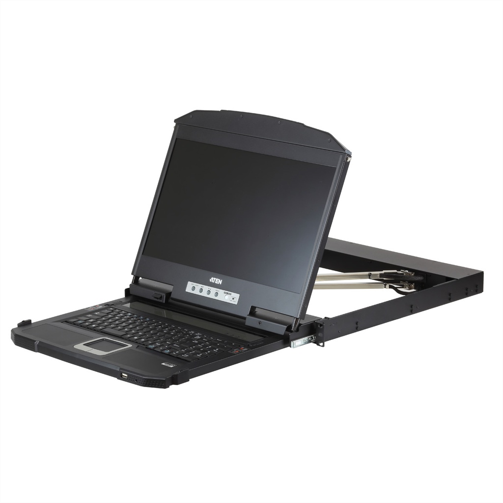ATEN CL3800NW - KVM-Konsole - USB - German QWERTZ - 47 cm (18.5") - Rack -