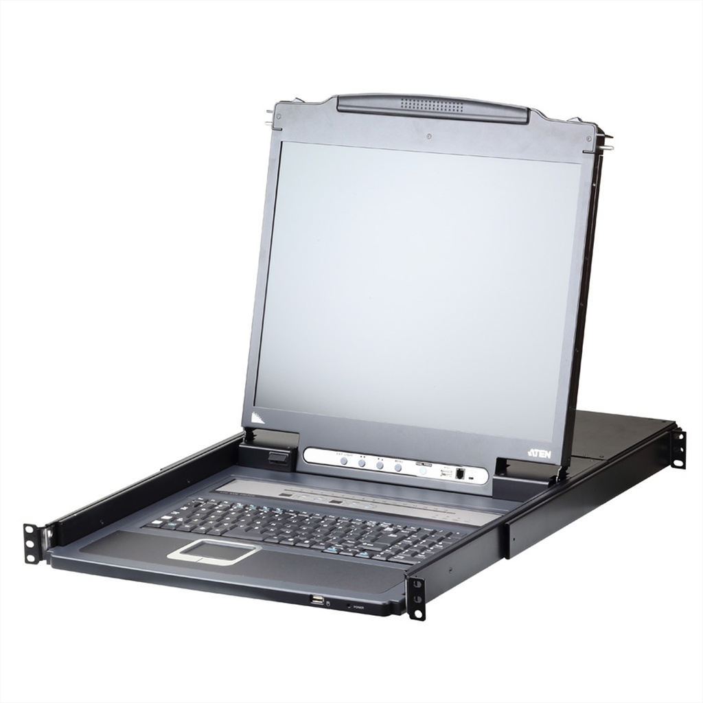 ATEN CL5716iM D LCD KVM Over IP Switch 17" USB-PS/2 VGA - KVM-Umschalter - 16-Port