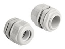 Delock Kabelverschraubung (M25) - Grau (Packung mit 2)