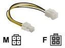Delock Spannungsversorgungs-Verlängerungskabel - 4 PIN ATX12V (M)