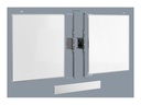 Optoma RISE - Whiteboard - Bodenaufstellung, Display-Liftwagen - 804 x 892 mm - weiß (Packung mit 2)