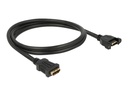 Delock HDMI-Kabel mit Ethernet - HDMI weiblich