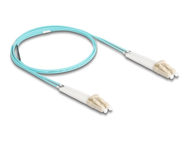 Delock Netzwerkkabel - LC Multi-Mode (M) gewinkelt zu LC Multi-Mode (M)