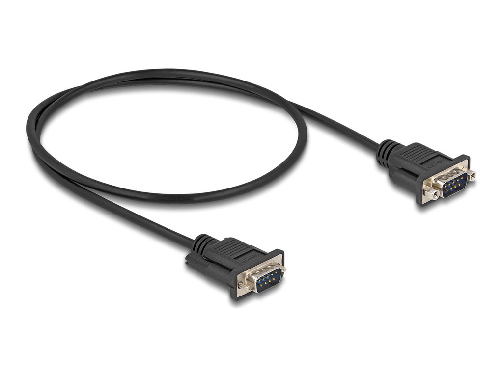 Delock Kabel seriell - DB-9 (M) mit Schrauben zu DB-9 (M)