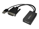 StarTech.com StarTech DVI auf DisplayPort Adapter mit USB Power - DVI-D zu DP Video Adapter - DVI zu DisplayPort Konverter - 1920 x 1200 - Videoadapter - Dual Link - DVI-D (M)