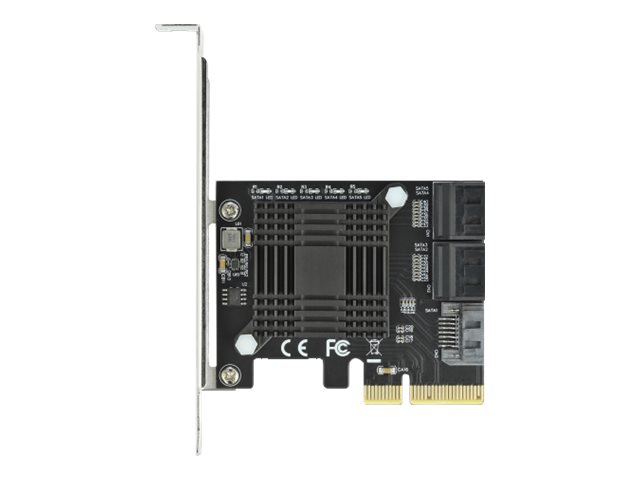 Delock 5 port SATA PCI Express x4 Card - Low