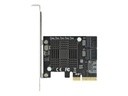 Delock 5 port SATA PCI Express x4 Card - Low