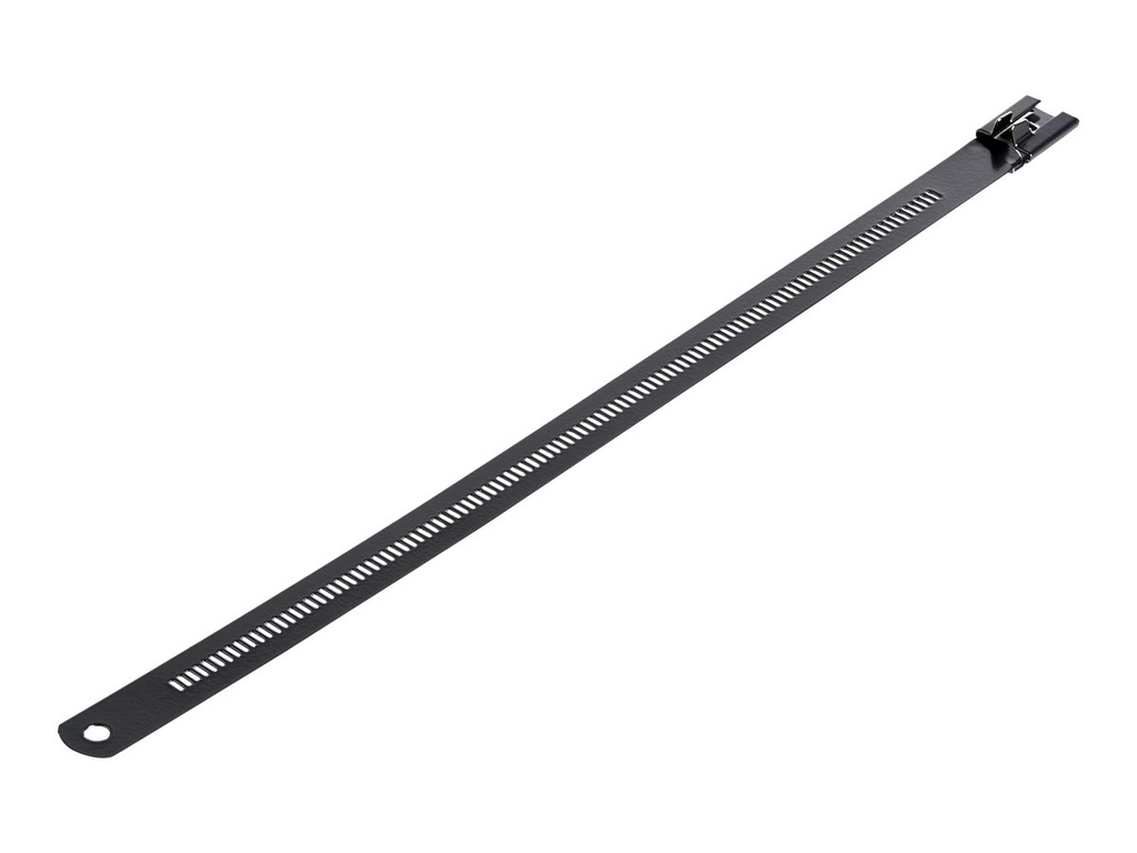 StarTech.com Metall-Kabelbinder 225x7 mm, 50 Stück - Kabelbinder - Innenbereich, Außenbereich - 22.5 cm - Schwarz - TAA-konform (Packung mit 50)
